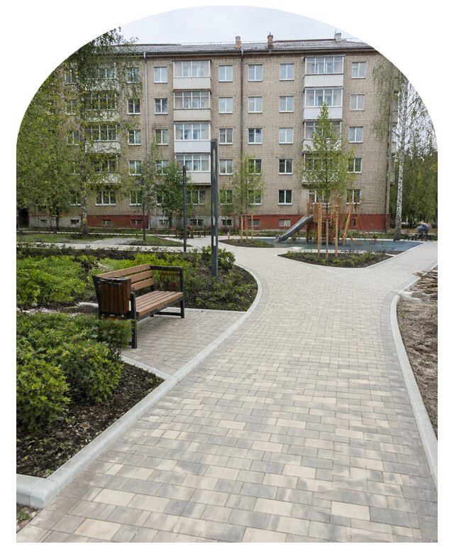Благоустройство двора МКД под ключ в Армавире от 253275 р. | Метпроект-Рмв